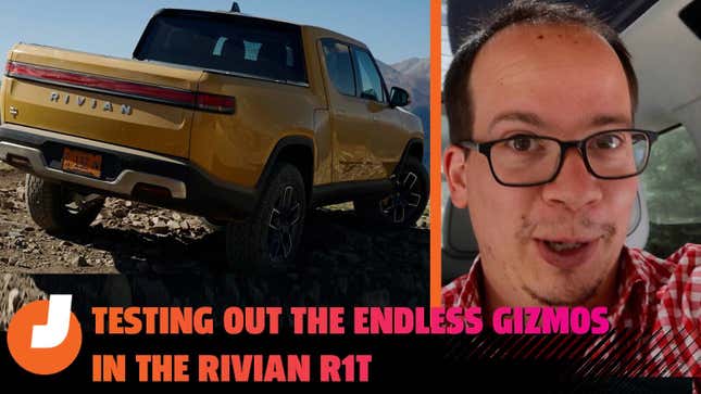 Image for article titled Your Guide To The 2022 Rivian R1T Electric Pickup&#39;s Incredible Gadgets