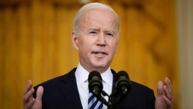 Image for article titled Biden Addresses Ukrainian Crisis With Speech About Perfect Malted Milkshake He Once Drank In 1957