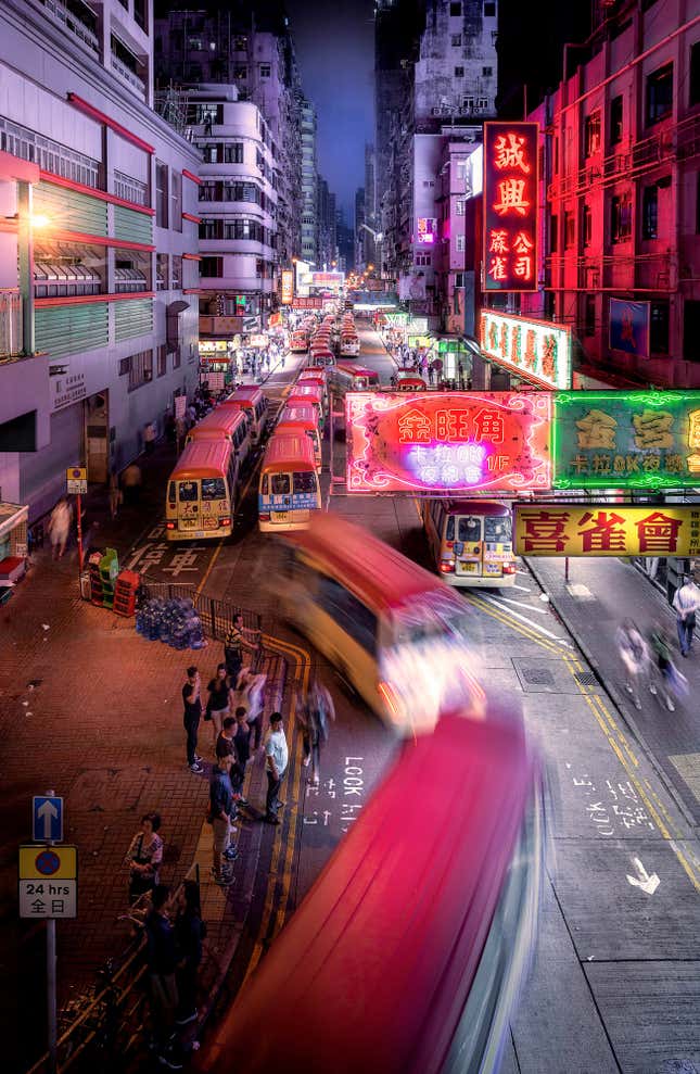 An image from photographer Andy Yeung's "Remember Hong Kong" series