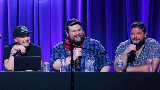 Doughboys hosts Nick Wiger and Mike Mitchell with frequent guest Jon Gabrus