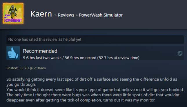 Image for article titled PowerWash Simulator, As Told By Steam Reviews