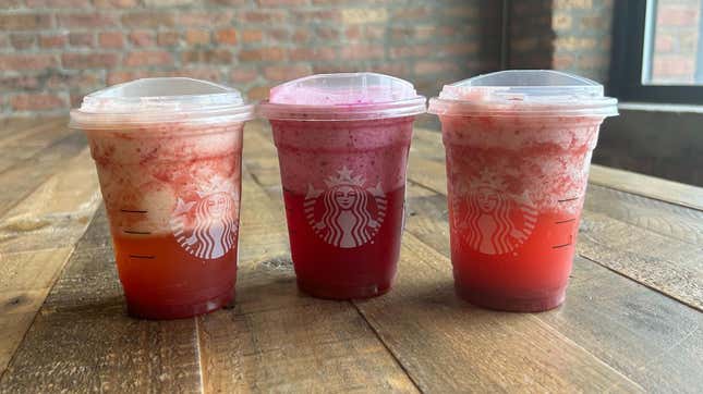 Starbucks new frozen lemonade refreshers