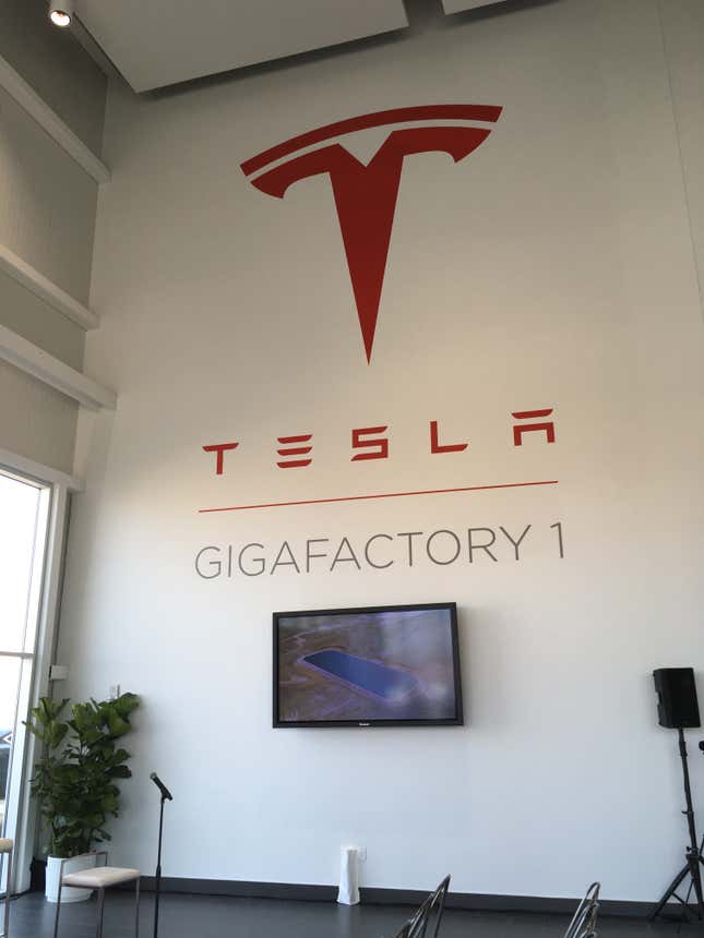 Image for article titled A rare, behind-the-scenes look at Tesla’s Gigafactory