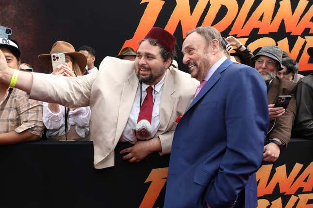 Image for article titled Childhood Nostalgia Comes to Life in These Indiana Jones and the Dial of Destiny Premiere Pics