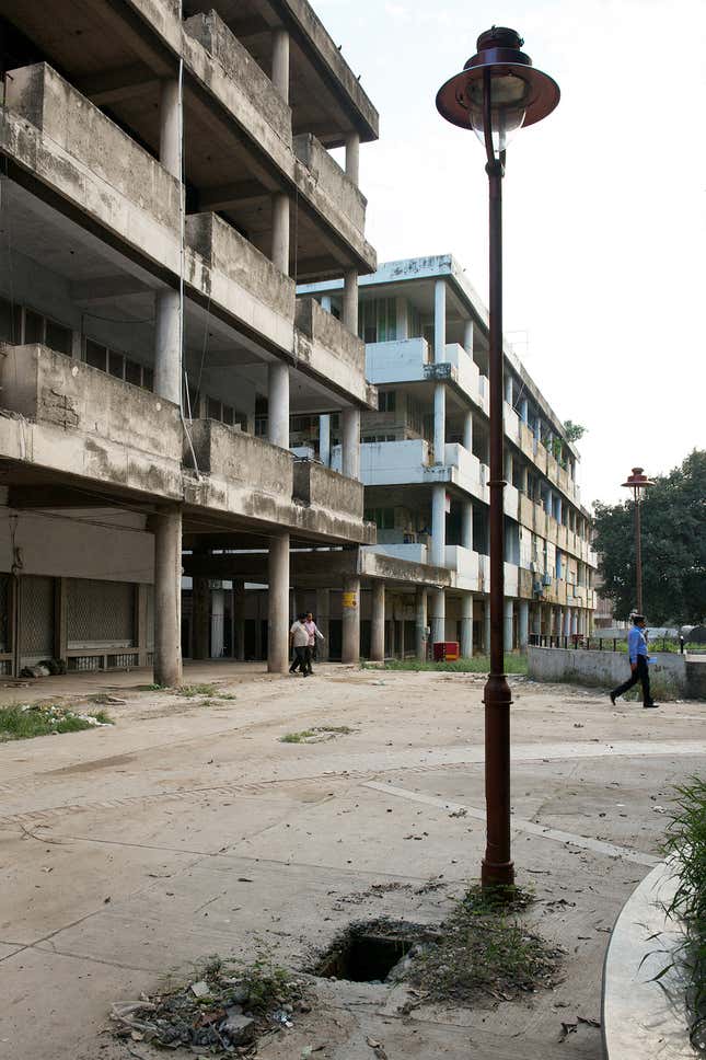 Commercial blocks designed by Le Corbusier