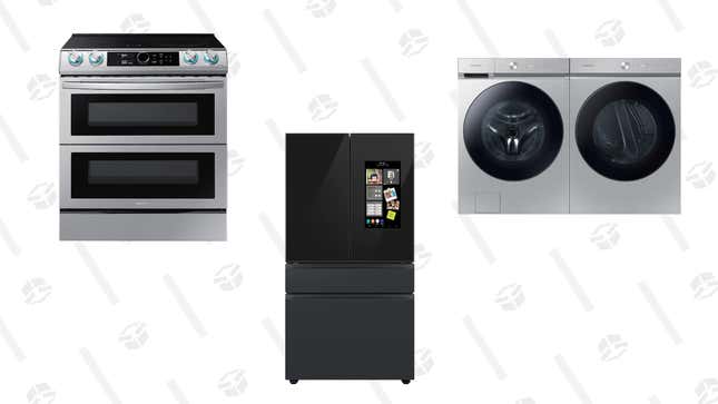 Image for article titled Bring Home a Shiny New Fridge, Microwave, and More During the Samsung President&#39;s Day Appliance Sale