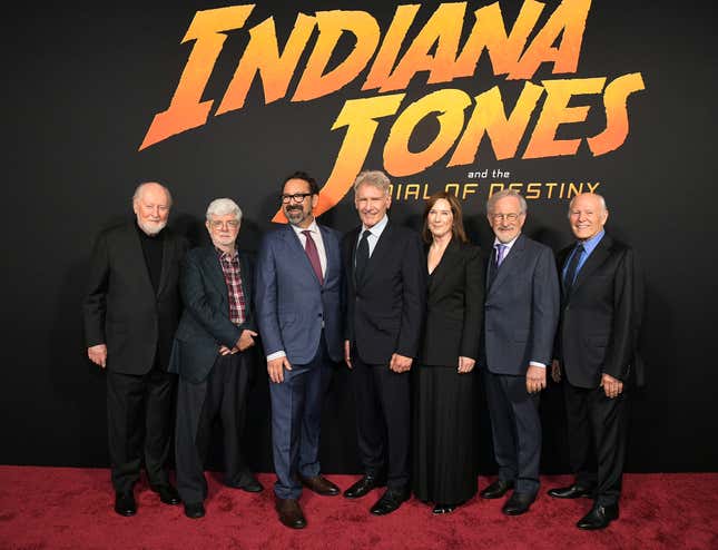 Image for article titled Childhood Nostalgia Comes to Life in These Indiana Jones and the Dial of Destiny Premiere Pics