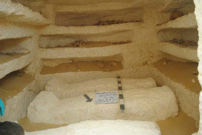 Image for article titled Archaeologists have uncovered a 2,000 year-old cemetery in Egypt