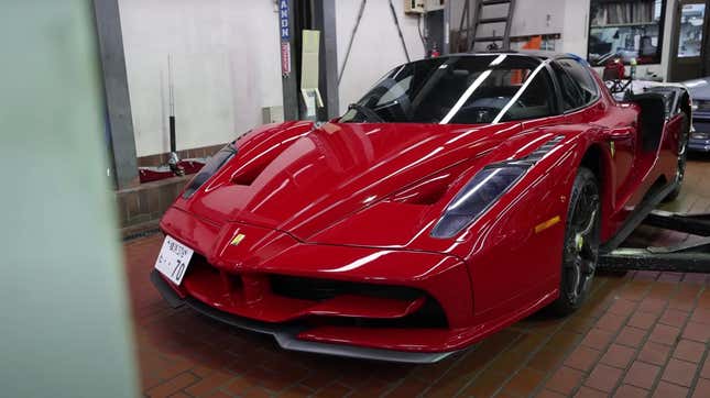 Image for article titled This Legendary Japanese Tuner Built a Ferrari Enzo With a Stroker Motor