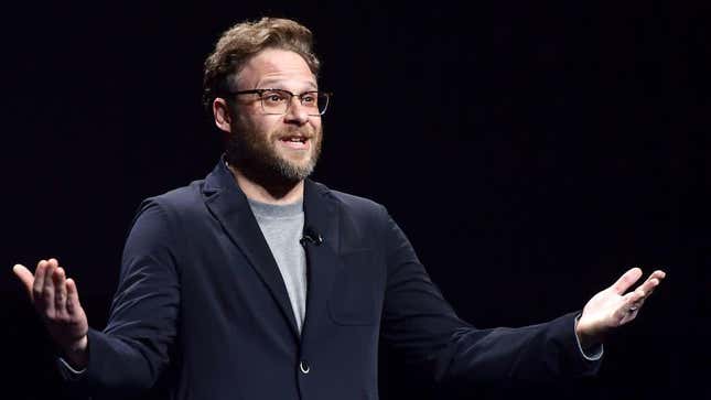 Image for article titled Soon you can watch Seth Rogen fall into a vat of pickle brine