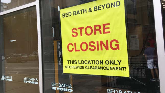 Image for article titled Here Are the 200 Bed Bath &amp; Beyond Stores About to Close Soon