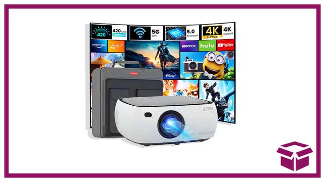 Image for article titled This 5G WiFi Projector for $136 Is Great for an Outdoor Movie Night
