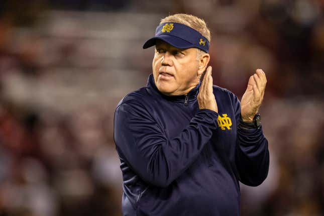 Brian Kelly and college coaches never face the criticism that unpaid players do when they protect their financial future.