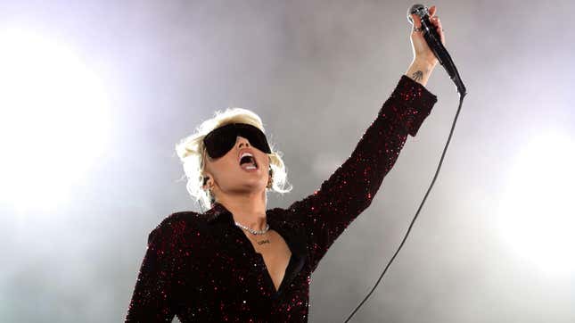 Miley Cyrus, performing at ACL Fest in October 2021