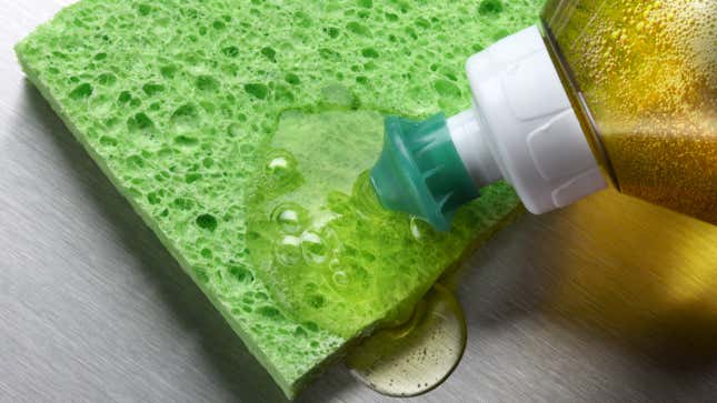 Image for article titled Use Dish Soap to Get Grease Stains Out of Your Clothes
