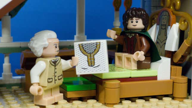 Image for article titled Lego's Huge Rivendell Set Is as Epic a Feat as the Lord of the Rings Movies