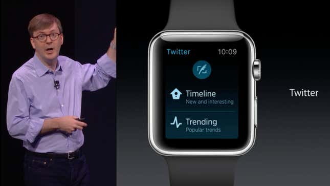 Kevin Lynch Twitter App for Apple Watch