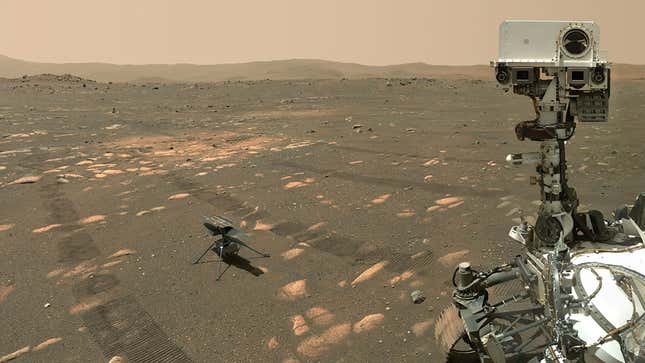 Imagen para el artículo titulado La NASA ha creado todo un &quot;paisaje sonoro&quot; marciano usando los audio grabados por el rover Perseverance