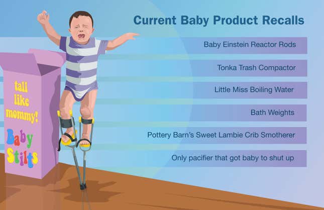 Image for article titled Current Baby Product Recalls