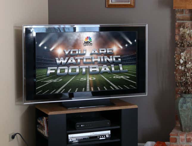 Image for article titled NBC Unveils On Screen Graphic Informing Audience They Are Watching Football