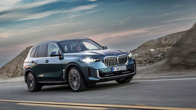 A photo of a 2023 BMW X5 SUV. 