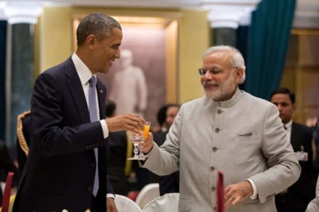 obama and modi