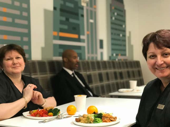 Conrad Hotel staff restaurant, New York