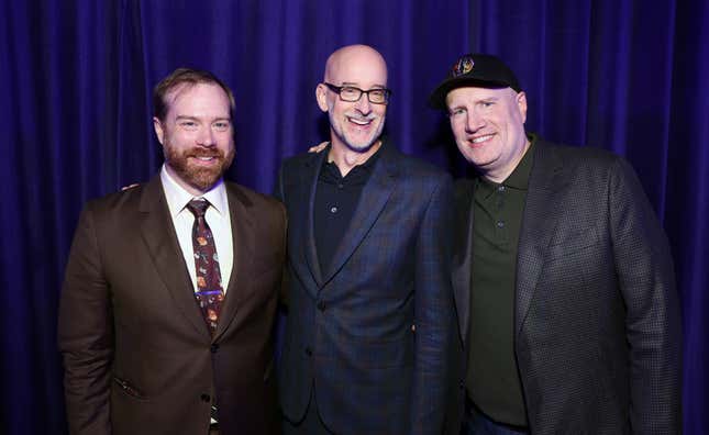 dude in hat is kevin feige.