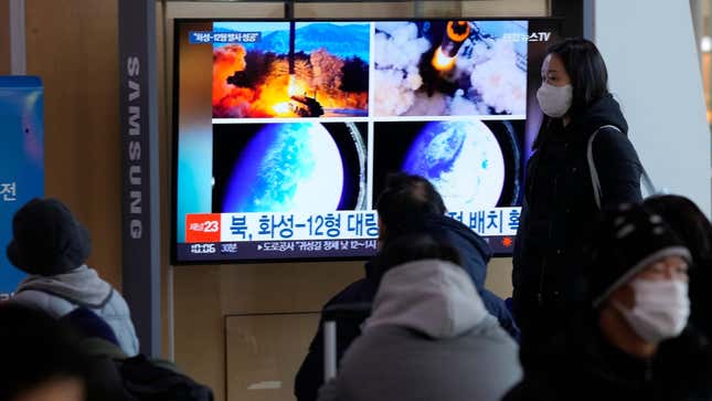 Imagen para el artículo titulado Corea del Norte publica fotos de la Tierra... desde un misil balístico