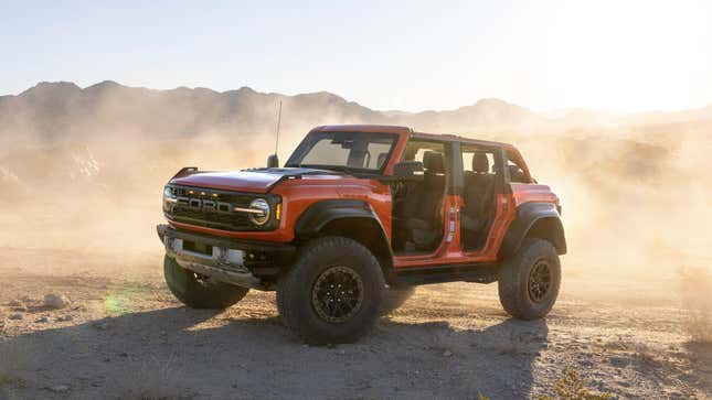 Image for article titled 2022 Ford Bronco Raptor: This Is It