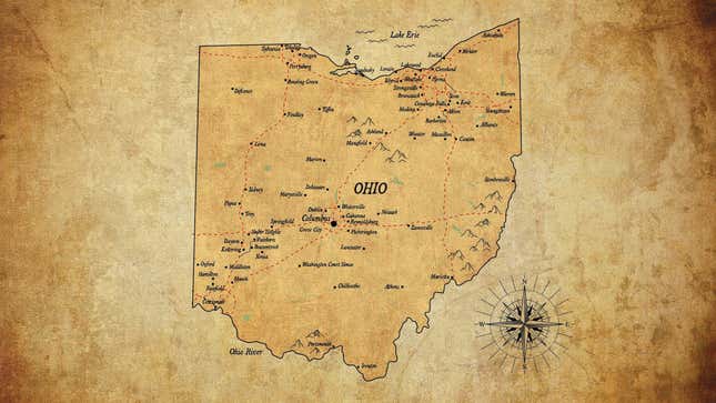 Image for article titled Underwhelming Fantasy Novel Starts With Map Of Ohio