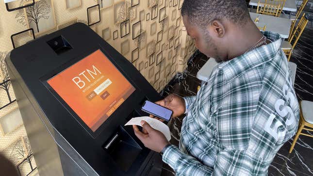 Going mainstream: bitcoin teller machine in Lagos