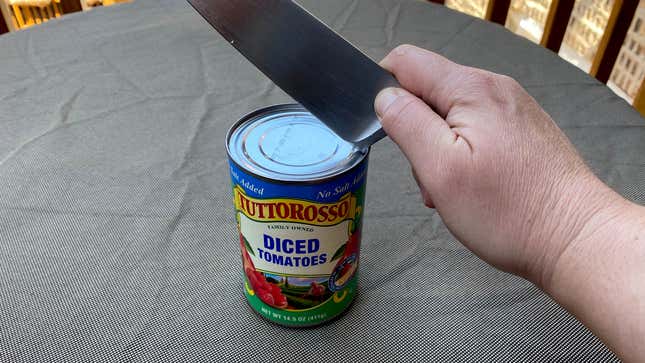 Image for article titled How do you open a can without a can opener?