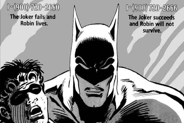 Sale a la luz la página perdida de un cómic mítico de Batman