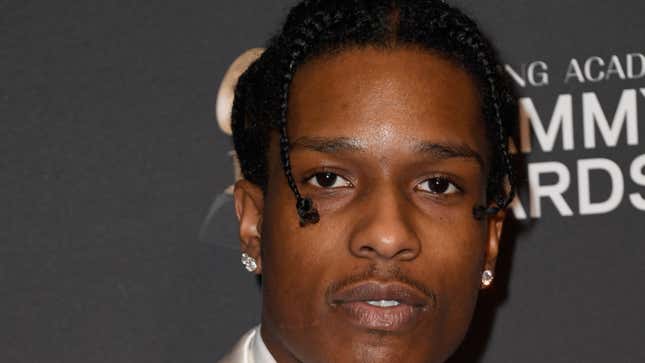 A$AP Rocky attends the Pre-GRAMMY Gala and GRAMMY Salute to Industry Icons Honoring Clarence Avant on February 9, 2019 in Beverly Hills, Calif. 