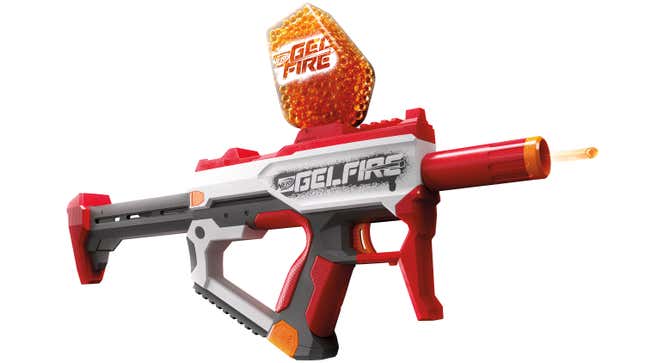 The Nerf Pro Gelfire Mythic Full Auto Blaster.