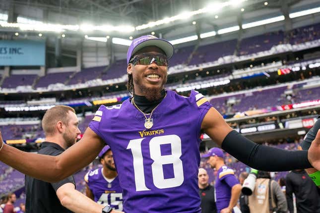 Justin Jefferson says new Vikings receiver duo is better than the old one