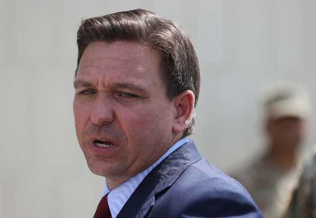 Image for article titled Gov. Ron DeSantis Signs Florida Mandate to Survey College Students&#39; Views...Because He&#39;s Worried About &#39;Indoctrination&#39;