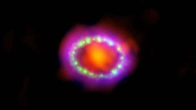 La Supernova SN 1987A, captada por el telescopio Chandra X-Ray