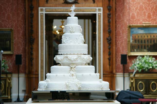 Prince William and Kate Middleton's wedding cake