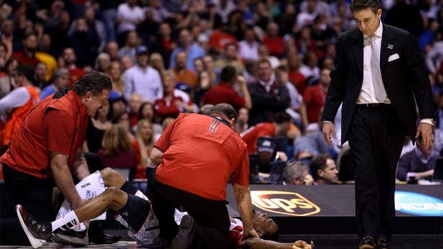 Image for article titled Mesmerized Kevin Ware Can&#39;t Stop Watching Video Of His Leg Breaking On YouTube
