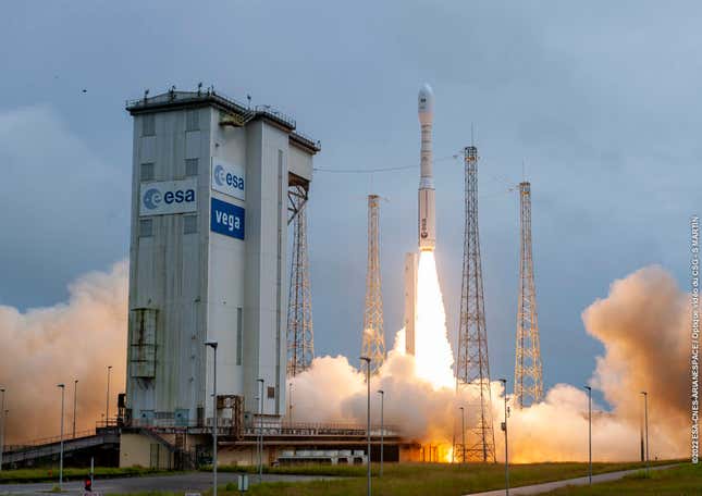 Inaugural launch of Vega-C, July 13, 2022.