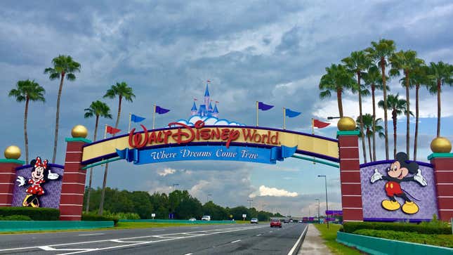 Photo of Disney World entrance