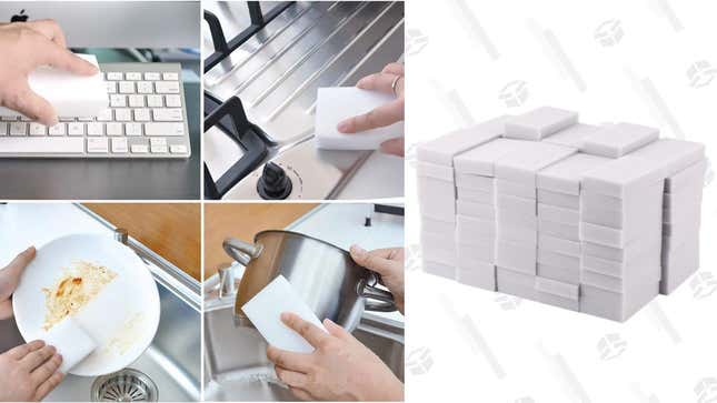 100-Pack Melamine Sponges | $3 | Amazon