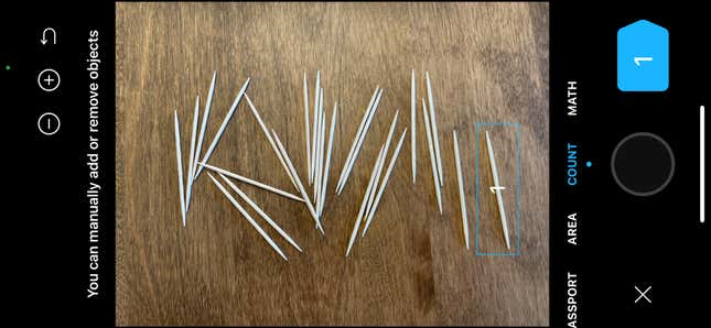 Image for article titled This App Uses Your Phone's Camera to Automatically Count Up a Pile of Objects