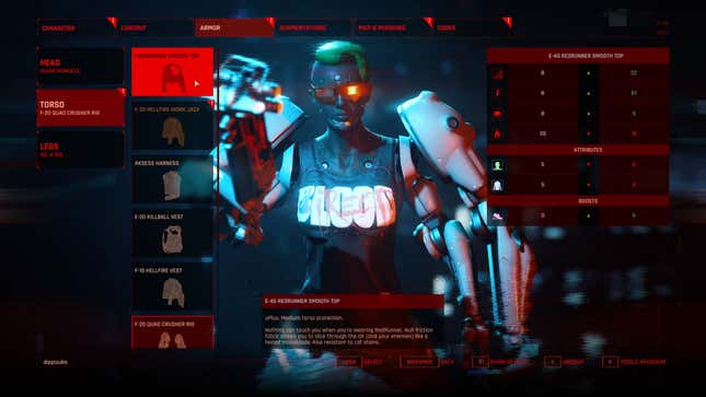 A screenshot from Neon Giant's The Ascent