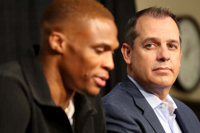 Image for article titled After Lakers Bench Russell Westbrook, Coach Frank Vogel Has Perfect Explanation: I Was &#39;Playing the Guys I Thought Would Win the Game&#39;