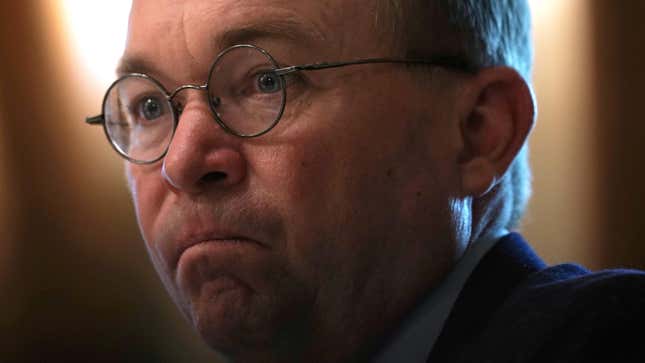    Former Acting White House Chief of Staff and Director of the Office of Management and Budget Mick Mulvaney in 2019.