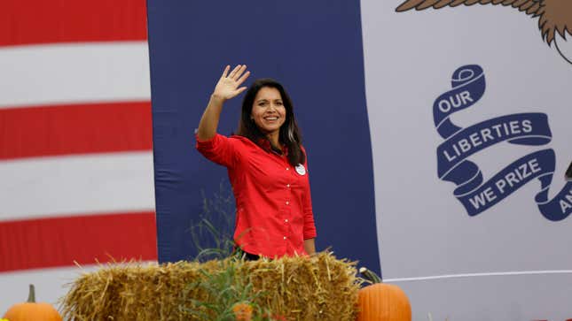 Image for article titled Noooo, Tulsi, Uh, Don&#39;t Go