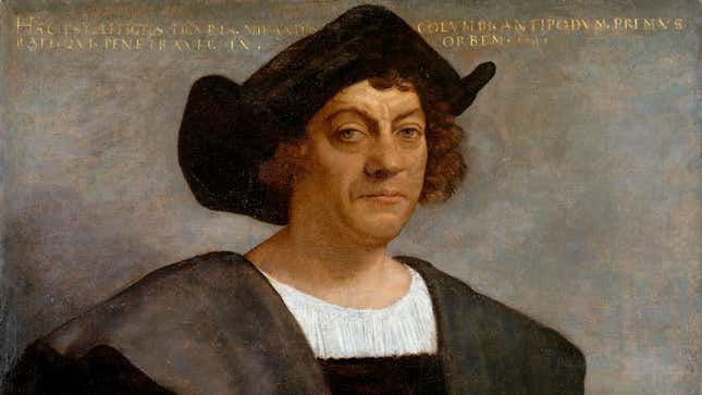 Portrait of Columbus by Sebastiano del Piombo (1519).